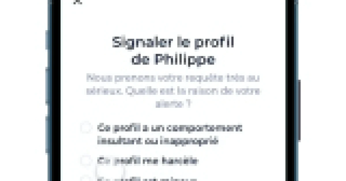 Reporting a user - Ourtime UK Safety center